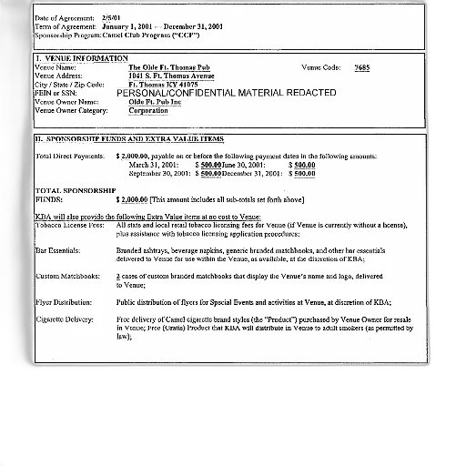 document, titled, sponsorship, program transparent PNG cut-out