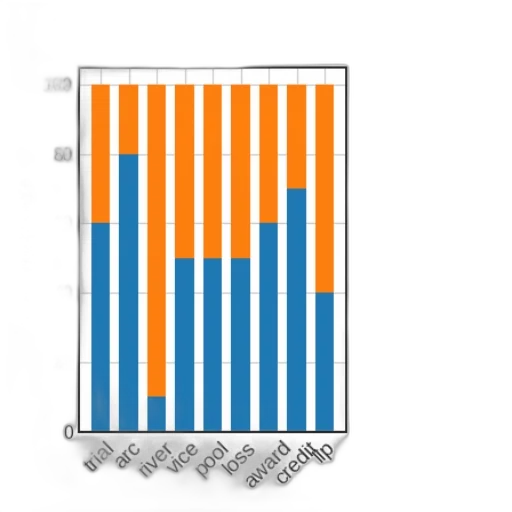 bar, graph, titled, most transparent PNG cut-out