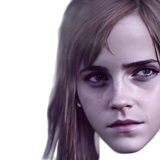 face, concept art, photorealistic, 3d render transparent PNG cut-out