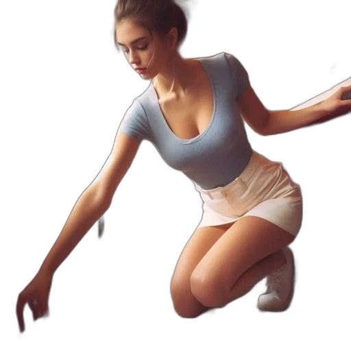 dress, concept art, 3d render, photorealistic transparent PNG cut-out