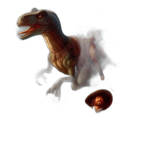 dragon, creature, animal, staff transparent PNG cut-out
