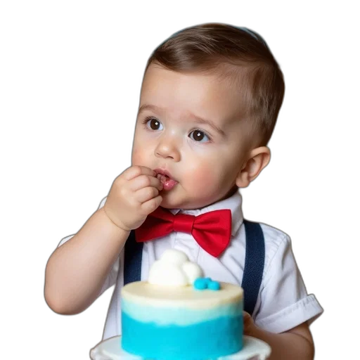 food, face, toddler, red transparent PNG cut-out