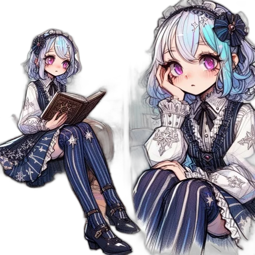 staff, dress, robot, creature transparent PNG cut-out