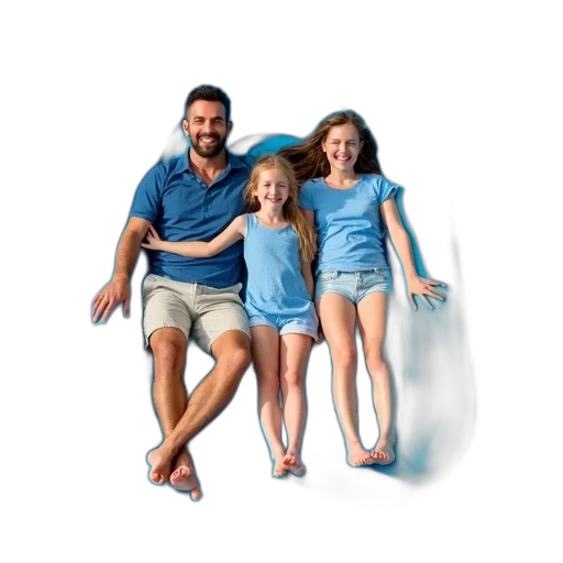 photorealistic, 3d render, blue, pastel transparent PNG cut-out