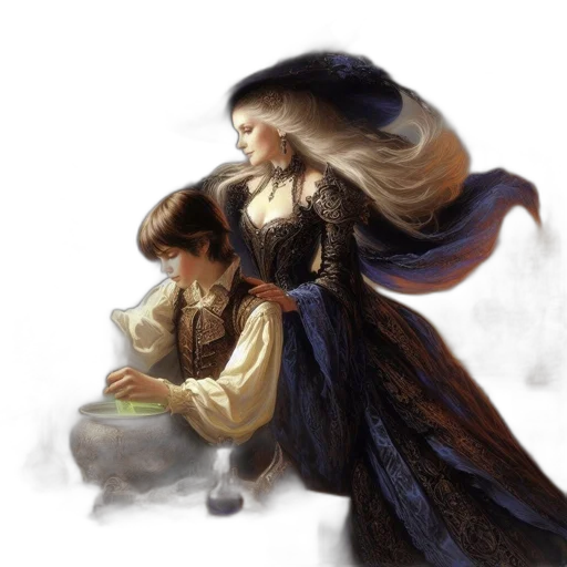 fantasy art, oil painting, photorealistic, concept art transparent PNG cut-out