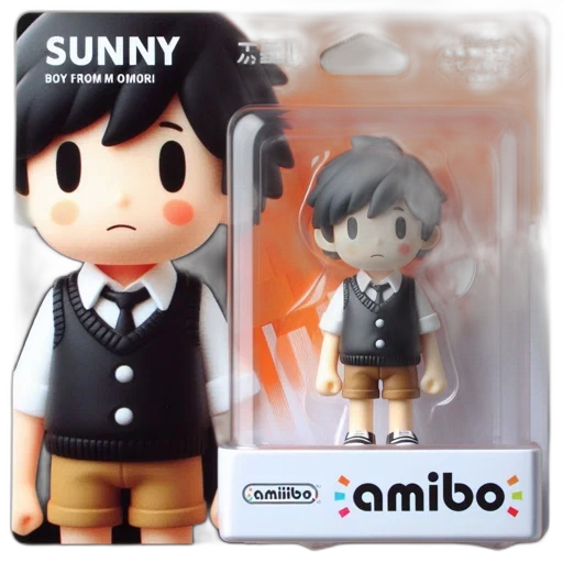 3d render, concept art, amiibo, figure transparent PNG cut-out