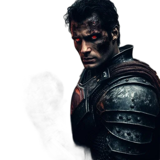 sword, face, weapon, concept art transparent PNG cut-out