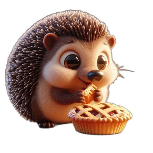 food, animal, creature, 3d render transparent PNG cut-out
