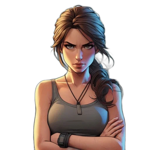 face, jewelry, staff, dress transparent PNG cut-out