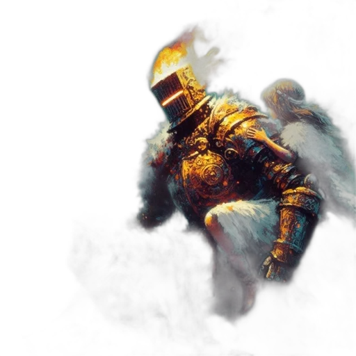 mask, dragon, sword, concept art transparent PNG cut-out