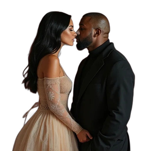 dress, kim, kardah, kanye transparent PNG cut-out