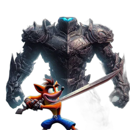 weapon, sword, creature, mask transparent PNG cut-out