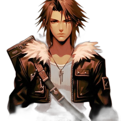 jacket, sword, weapon, pixel art transparent PNG cut-out