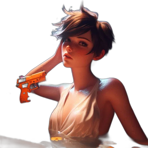 dress, weapon, bottle, staff transparent PNG cut-out