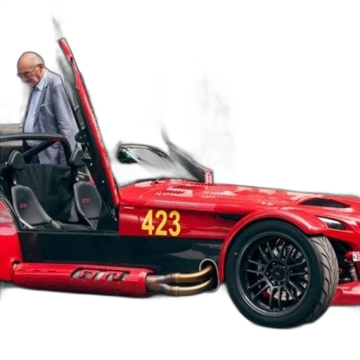 car, concept art, red, sports transparent PNG cut-out