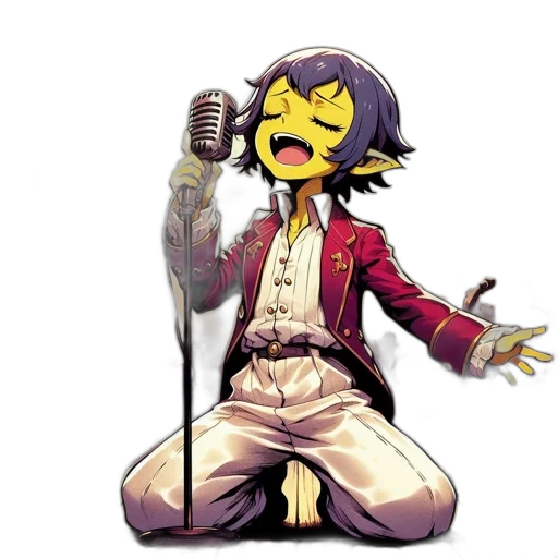 staff, jacket, cartoon, pixel art transparent PNG cut-out