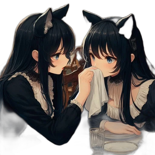 mask, anime, fantasy art, pixel art transparent PNG cut-out