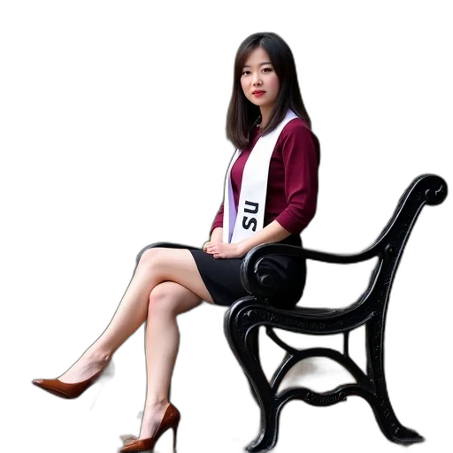 furniture, staff, dress, 3d render transparent PNG cut-out