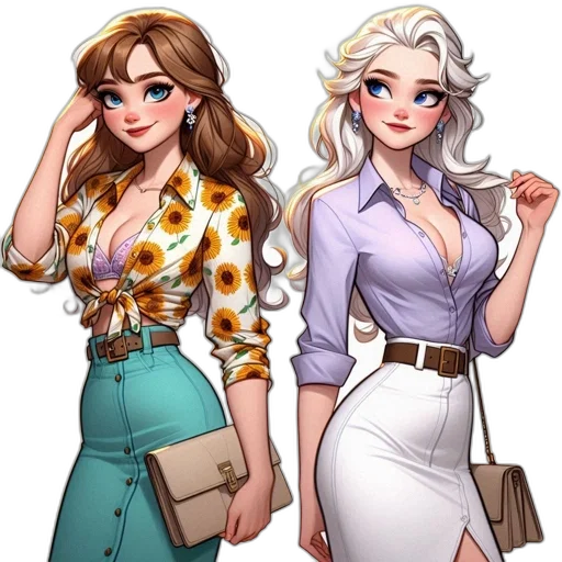 dress, concept art, fantasy art, cartoon transparent PNG cut-out