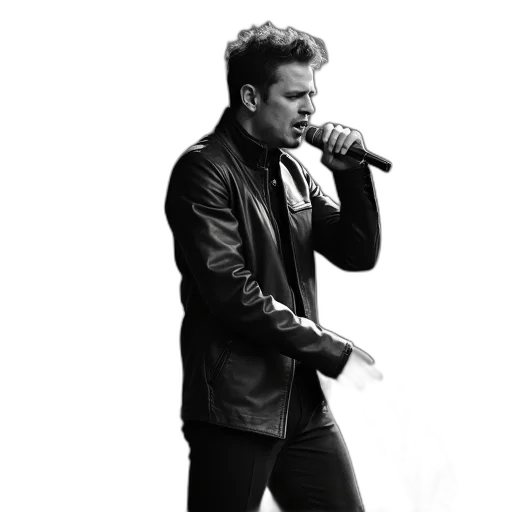 jacket, photorealistic, black, white transparent PNG cut-out