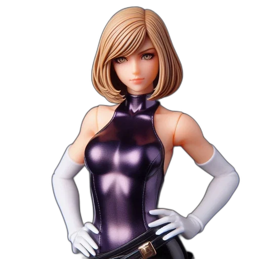 dress, robot, 3d render, concept art transparent PNG cut-out