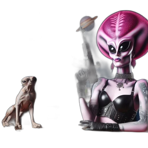 creature, robot, concept art, fantasy art transparent PNG cut-out