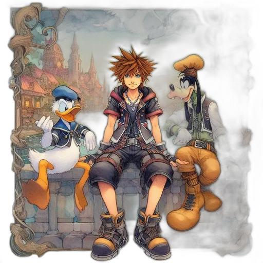 concept art, fantasy art, pixel art, anime transparent PNG cut-out