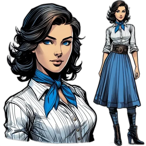 comic book art, concept art, cartoon, fantasy art transparent PNG cut-out