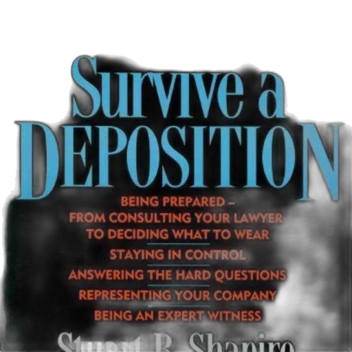 survive, deposition, book, cover transparent PNG cut-out