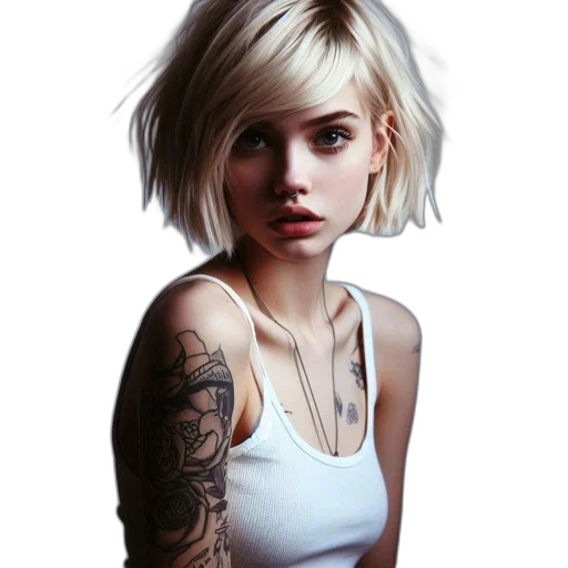 face, jewelry, dress, hair transparent PNG cut-out