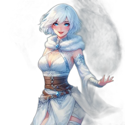 staff, dress, sword, fantasy art transparent PNG cut-out