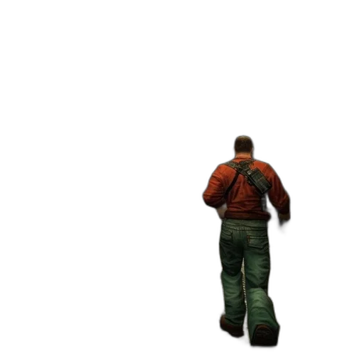 jacket, staff, weapon, animal transparent PNG cut-out