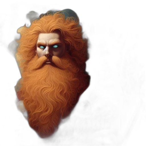 face, creature, mask, hair transparent PNG cut-out