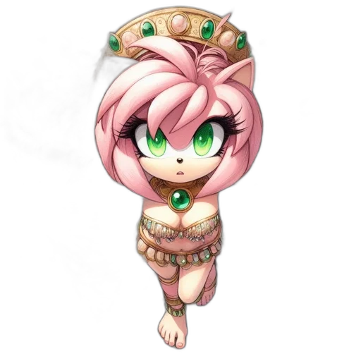 creature, crown, jewelry, staff transparent PNG cut-out