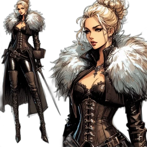 concept art, fantasy art, comic book art, pixel art transparent PNG cut-out
