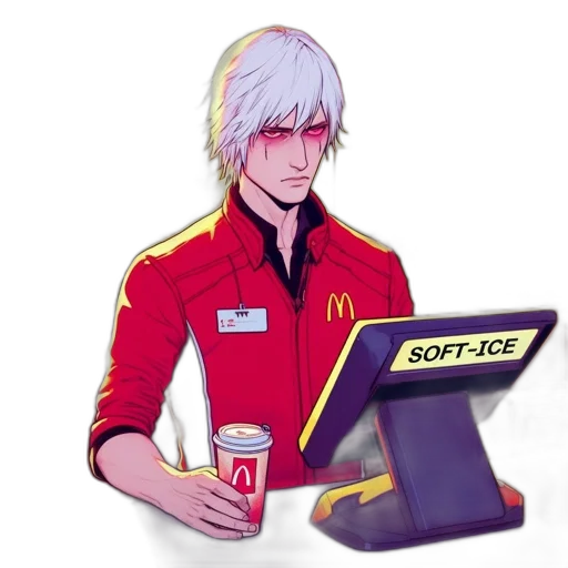 robot, staff, jacket, face transparent PNG cut-out