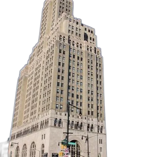 building, city street, tall, ornate transparent PNG cut-out