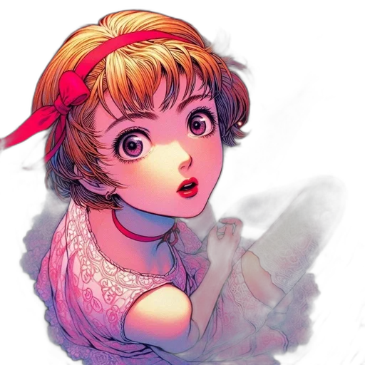 face, dress, hat, creature transparent PNG cut-out