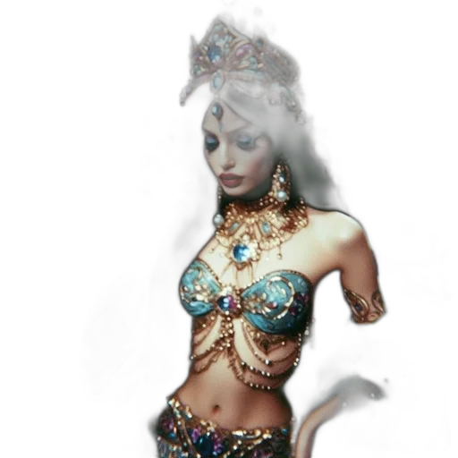jewelry, crown, staff, fantasy art transparent PNG cut-out