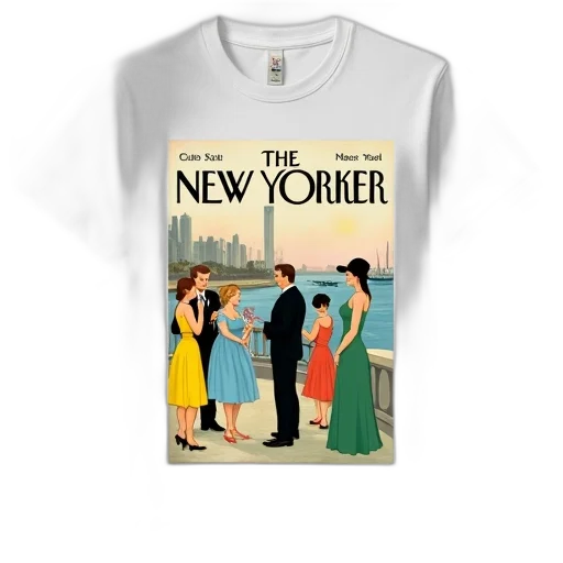 dress, white, t-shirt, vintage-style transparent PNG cut-out