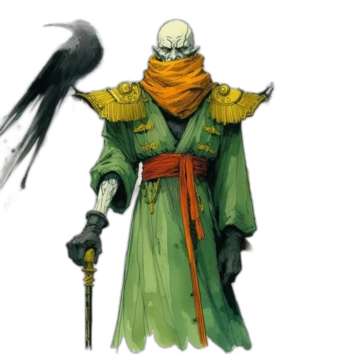 staff, mask, concept art, fantasy art transparent PNG cut-out