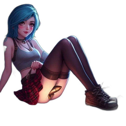 dress, robot, shoes, staff transparent PNG cut-out