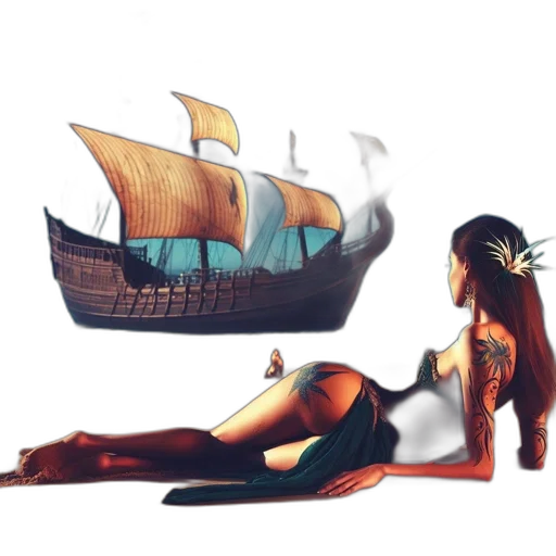 fantasy art, concept art, pixel art, 3d render transparent PNG cut-out