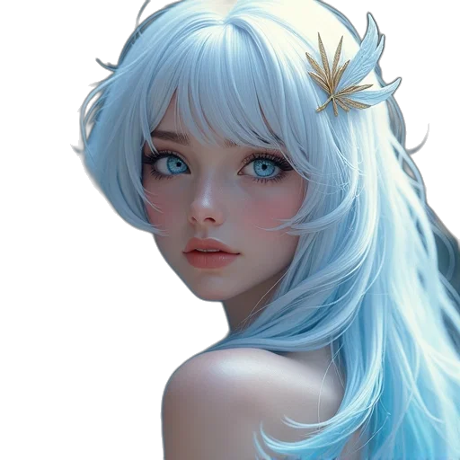 face, crown, dress, flower transparent PNG cut-out