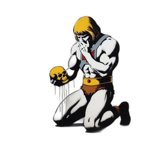 robot, comic book art, concept art, pixel art transparent PNG cut-out
