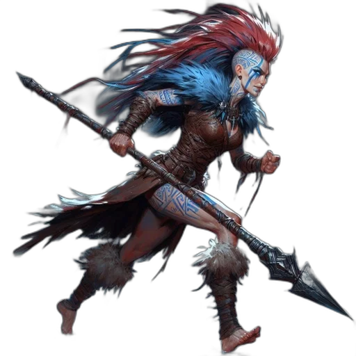 sword, staff, weapon, fantasy art transparent PNG cut-out