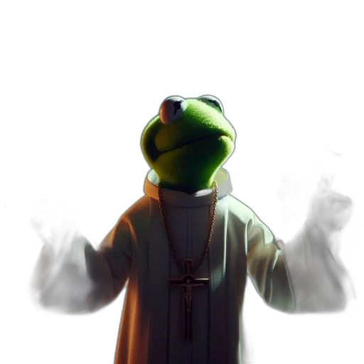 jacket, staff, concept art, 3d render transparent PNG cut-out