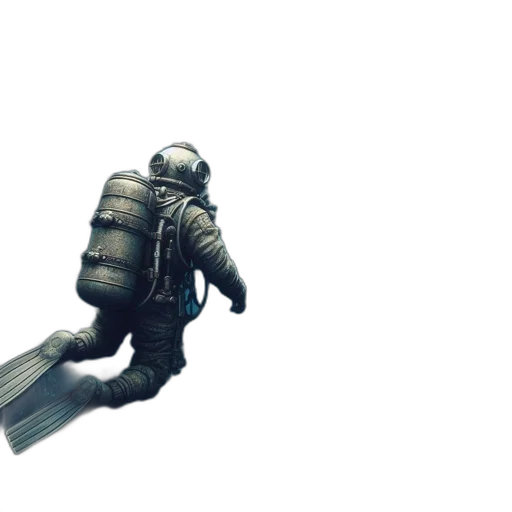 weapon, robot, jacket, staff transparent PNG cut-out