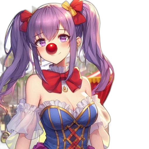 dress, staff, face, anime transparent PNG cut-out