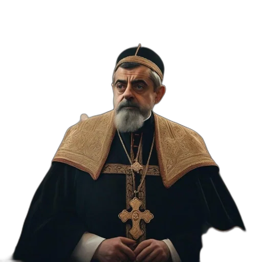 staff, crown, face, hat transparent PNG cut-out